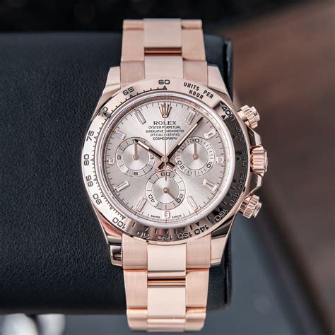 daytona cosmograph rose gold|rolex daytona gold white face.